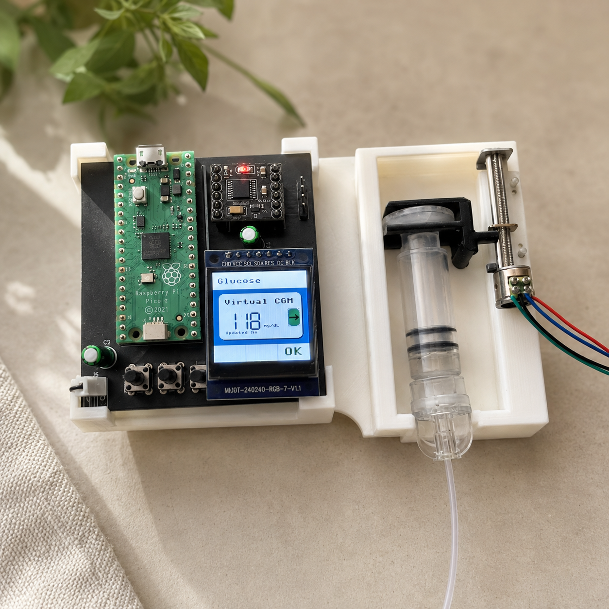 IINTS MK.2 Actuation and Syringe Mechanism